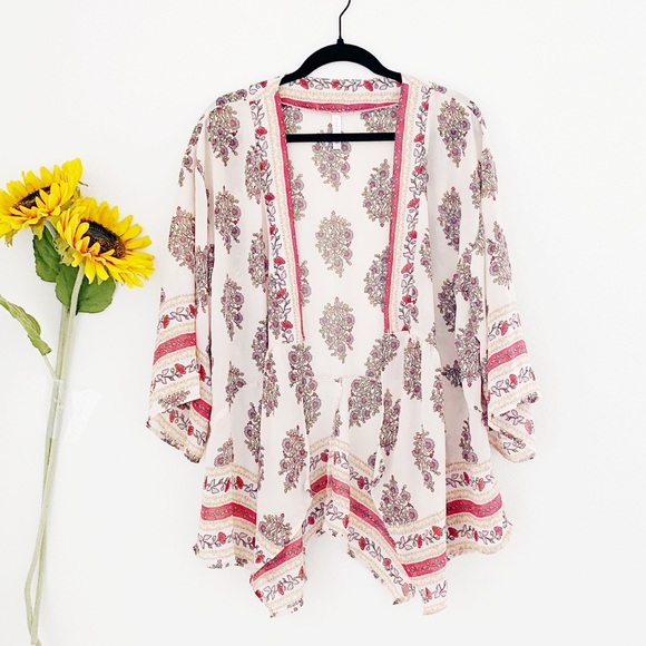 Xhilaration Tops - 42) Xhilaration Floral Kimono